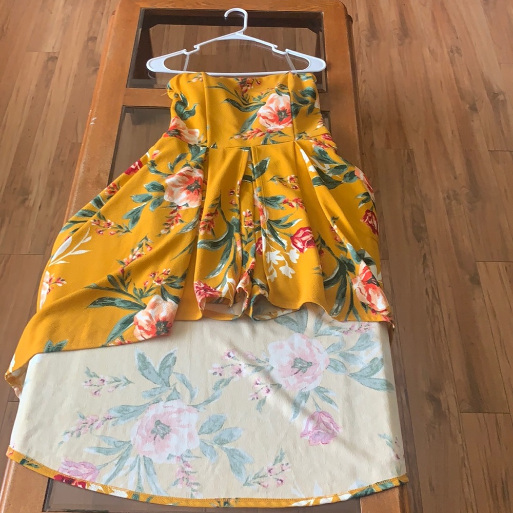 Strapless dress